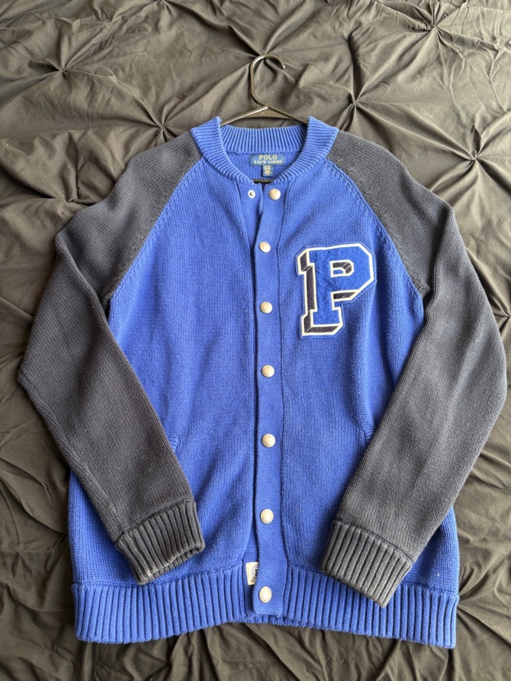 Polo by Ralph Lauren Royal Blue Knit Cardigan